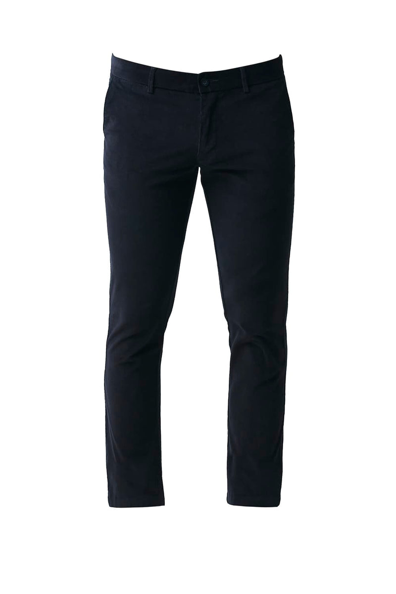 BASICS TAPERED FIT STRETCH CORDUROY TROUSERS