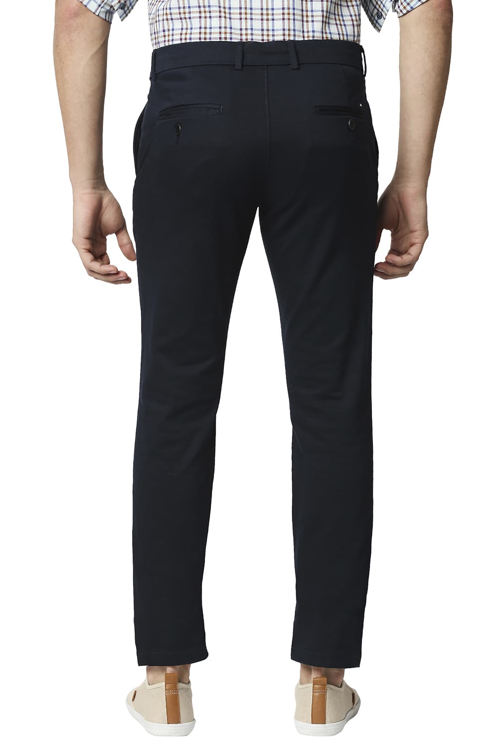 BASICS SKINNY FIT STRETCH TROUSERS