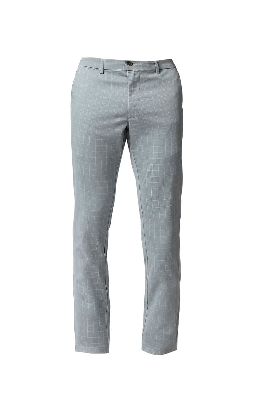 BASICS SKINNY FIT ETHER BLUE STRETCH TROUSERS