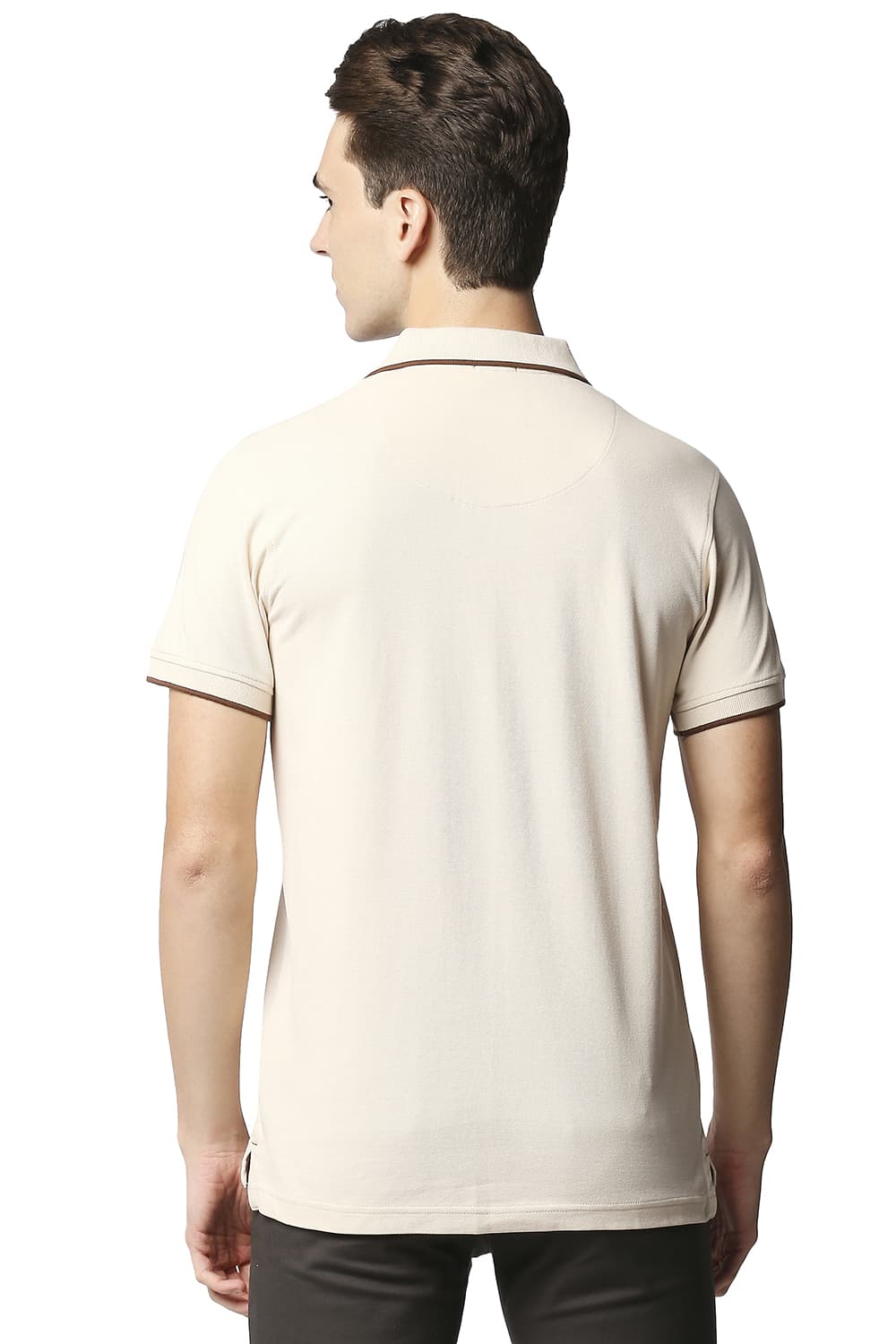 BASICS MUSCLE FIT POLO T-SHIRT