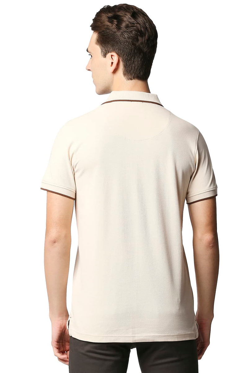 BASICS MUSCLE FIT POLO T-SHIRT