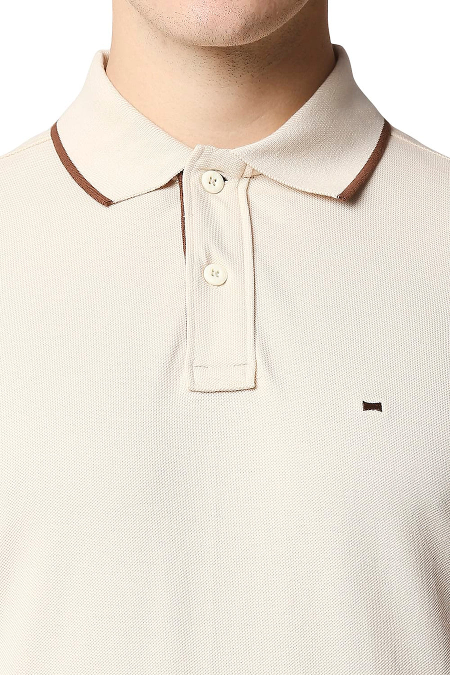 BASICS MUSCLE FIT BRAZILIANSAND POLO T-SHIRT