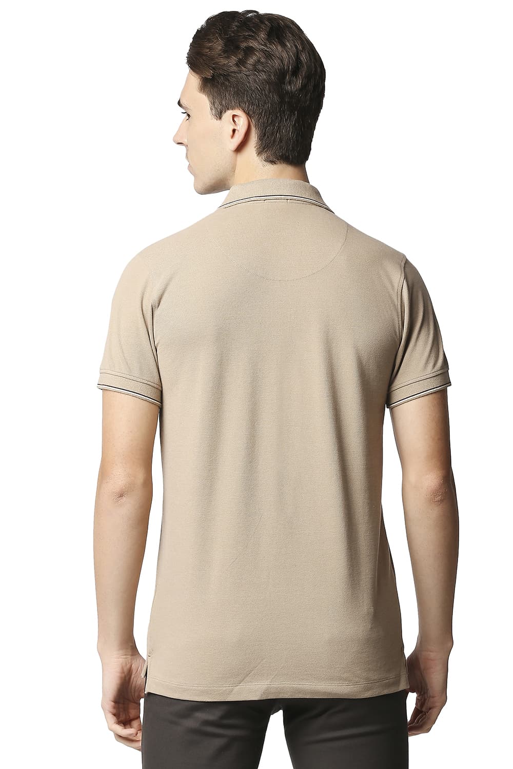 BASICS MUSCLE FIT POLO T-SHIRT