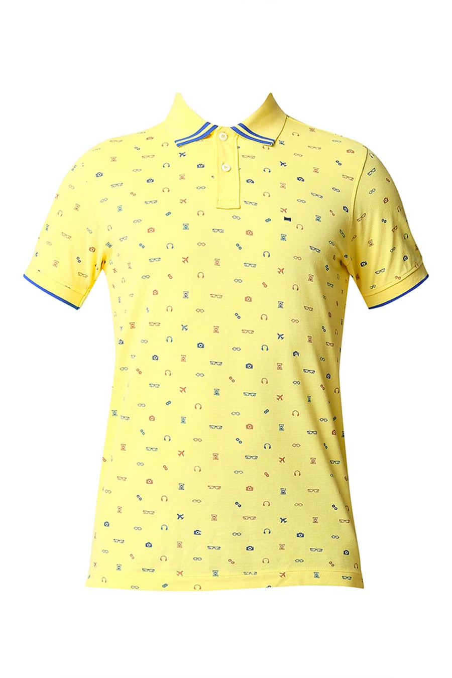 BASICS MUSCLE FIT SUNSHINE POLO T-SHIRT