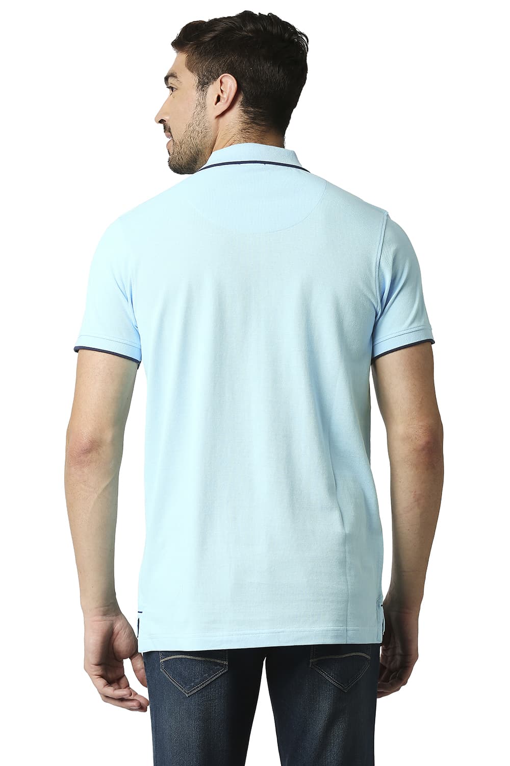 BASICS MUSCLE FIT POLO T-SHIRT