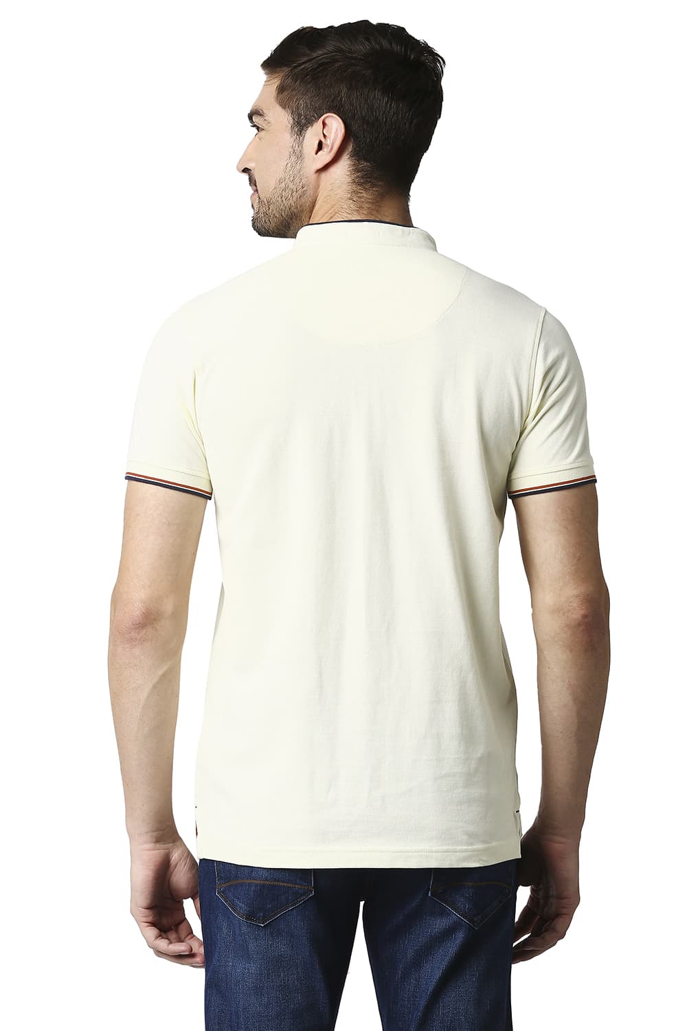 BASICS MUSCLE FIT POLO T-SHIRT