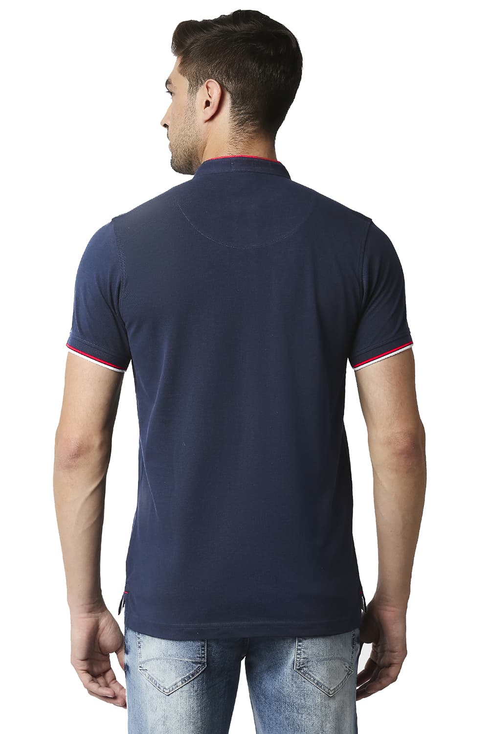 BASICS MUSCLE FIT POLO T-SHIRT