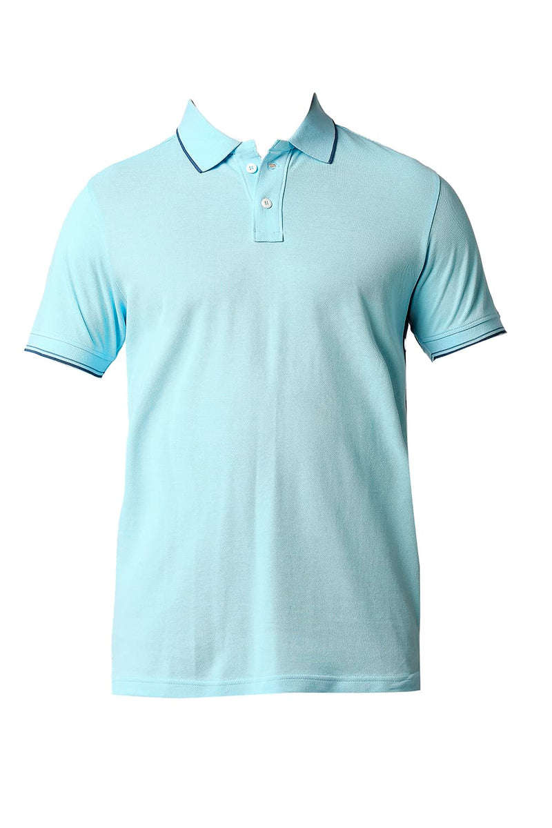 BASICS MUSCLE FIT POLO T-SHIRT