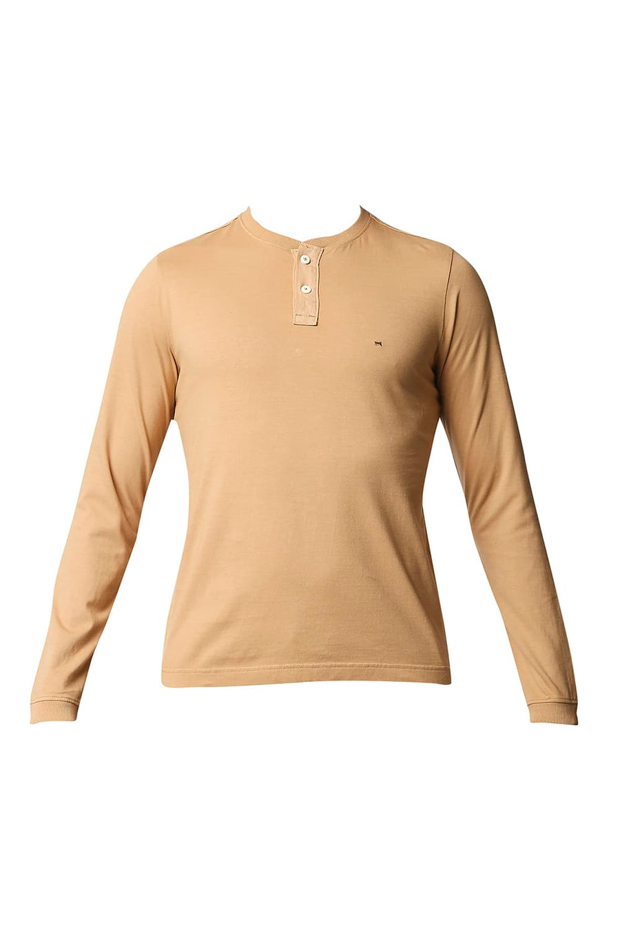 BASICS MUSCLE FIT CARTOUCHE HENLEY T-SHIRT