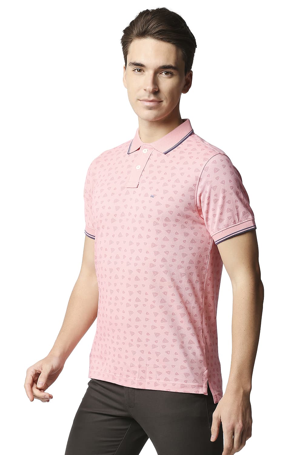 BASICS MUSCLE FIT POLO T-SHIRT