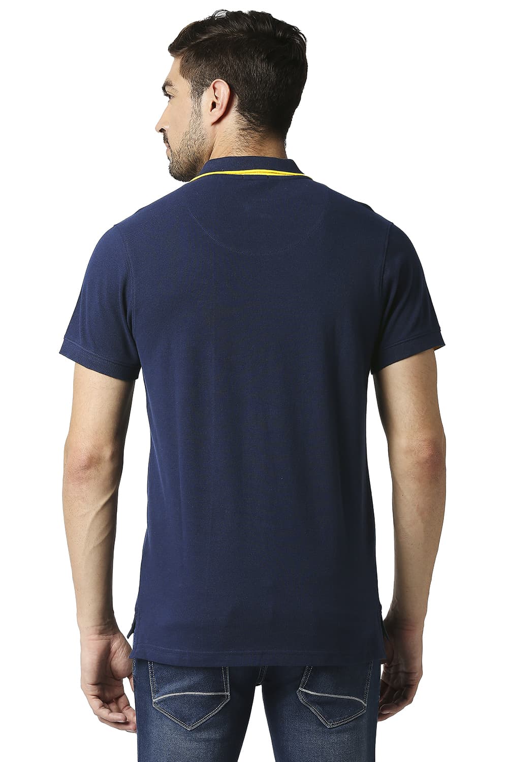 BASICS MUSCLE FIT POLO T-SHIRT