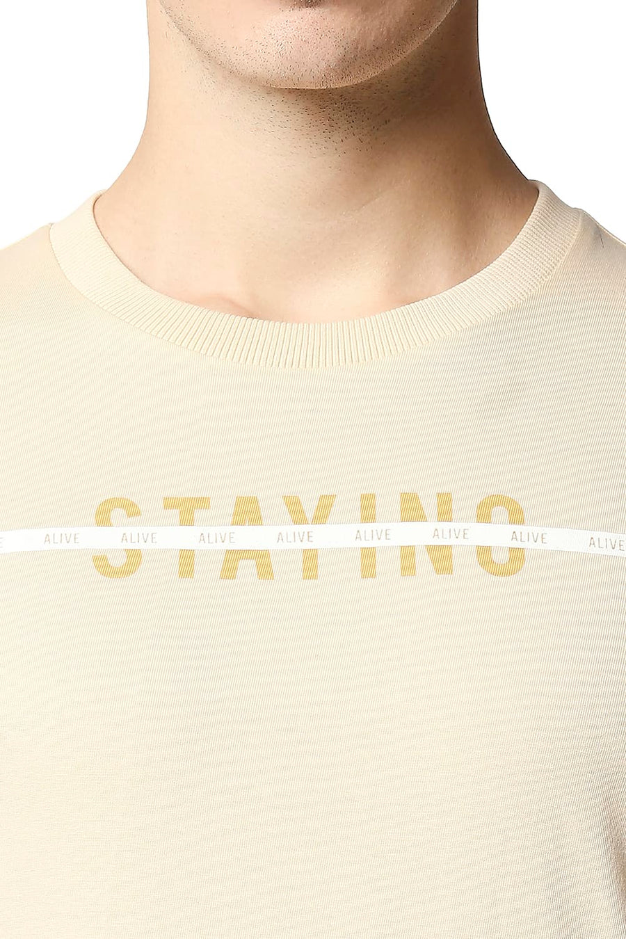 BASICS MUSCLE FIT DAWN CREW NECK T-SHIRT