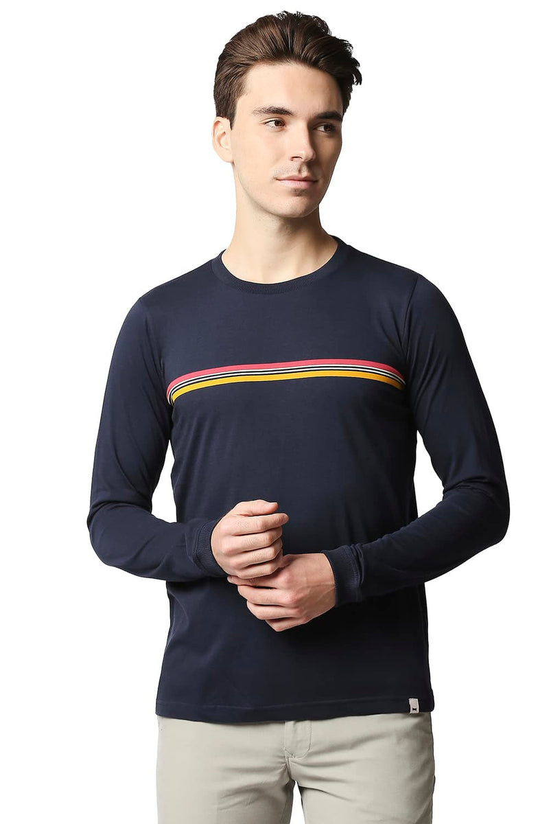 BASICS MUSCLE FIT CREW NECK T-SHIRT