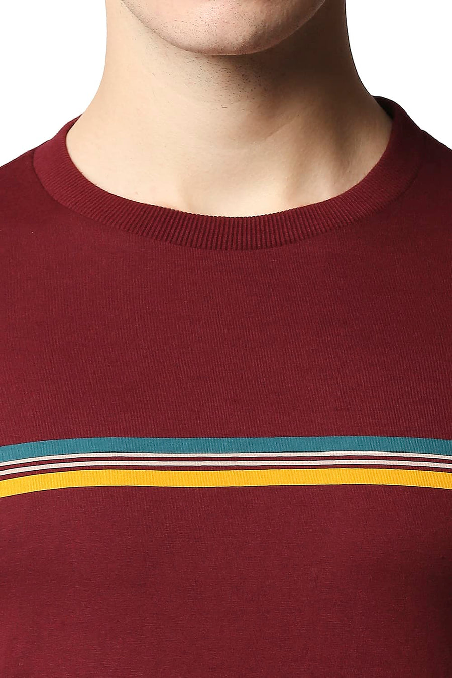 BASICS MUSCLE FIT PORT ROYALE CREW NECK T-SHIRT