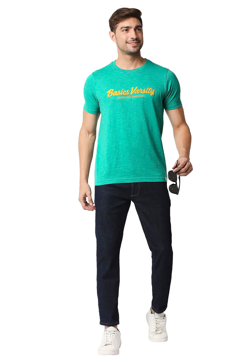 BASICS MUSCLE FIT CREW T-SHIRT