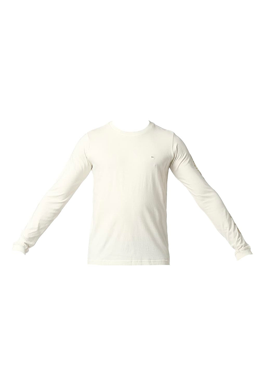 BASICS MUSCLE FIT ANTIQUE WHITE CREW T-SHIRT