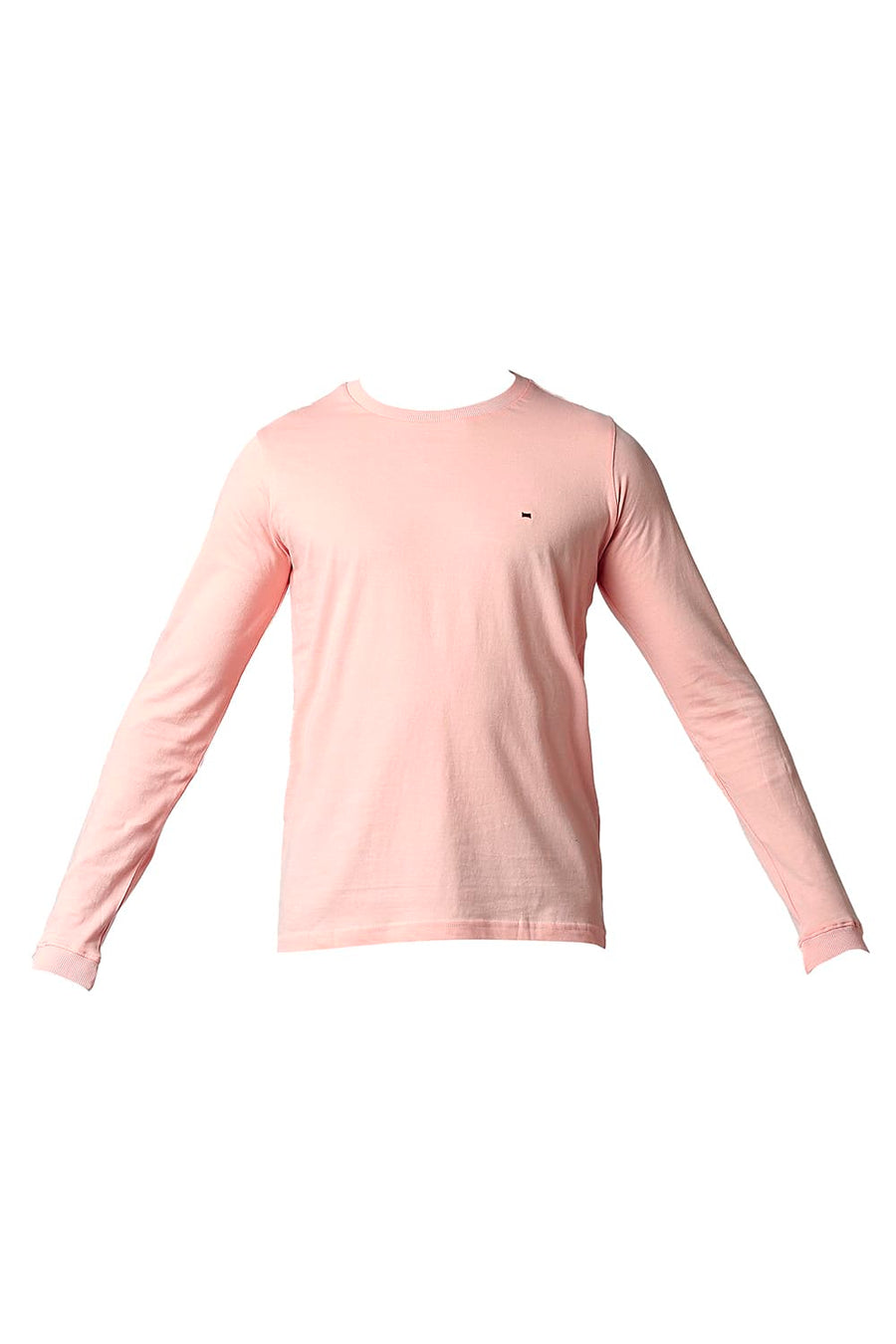BASICS MUSCLE FIT GOSSAMER PINK CREW T-SHIRT
