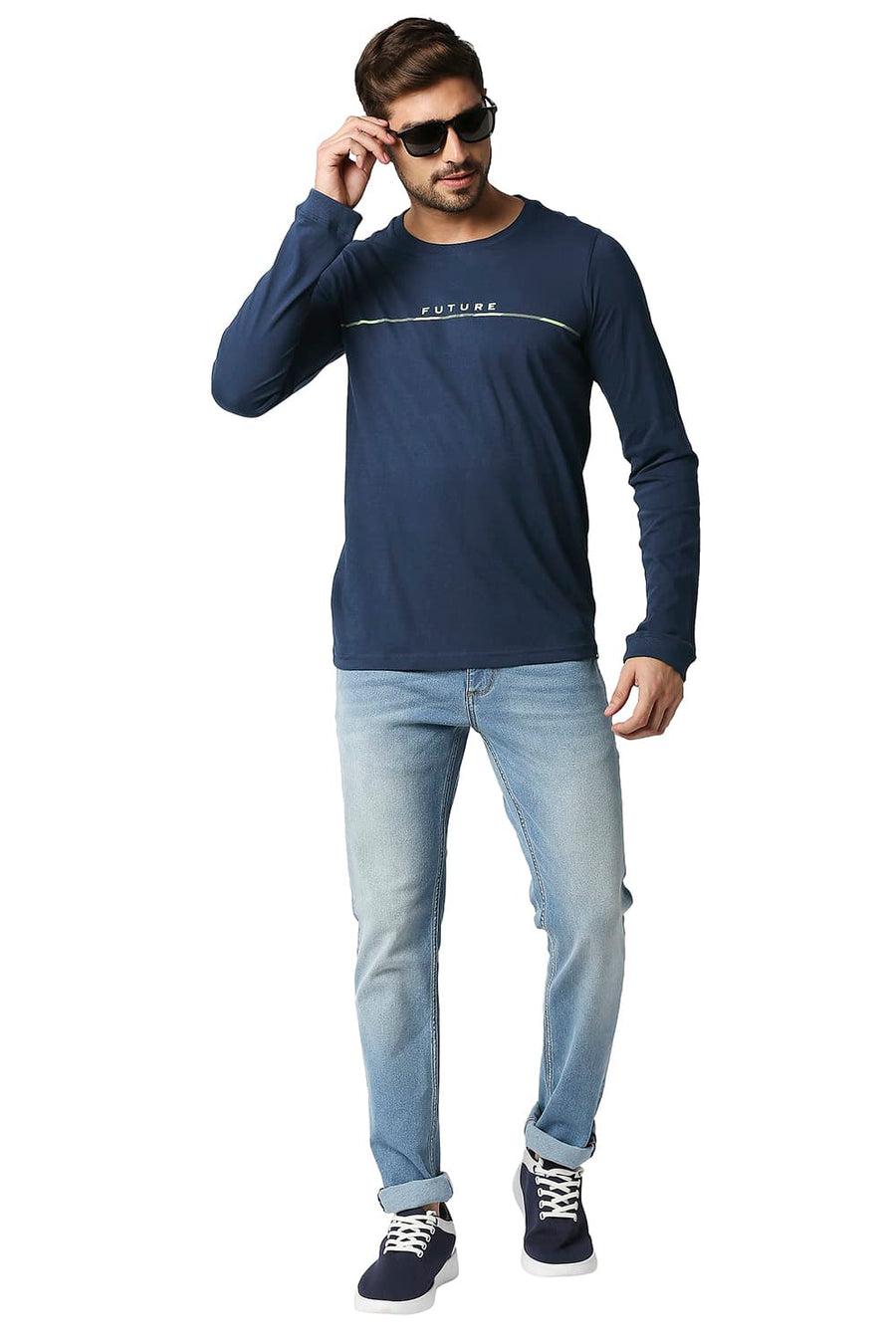 BASICS MUSCLE FIT POSEIDON CREW T-SHIRT