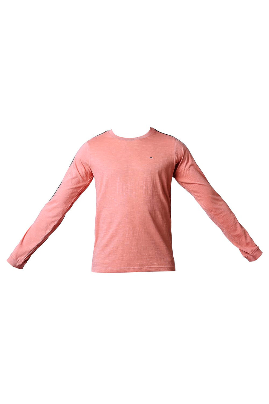 BASICS MUSCLE FIT TERACOTTA CREW T-SHIRT
