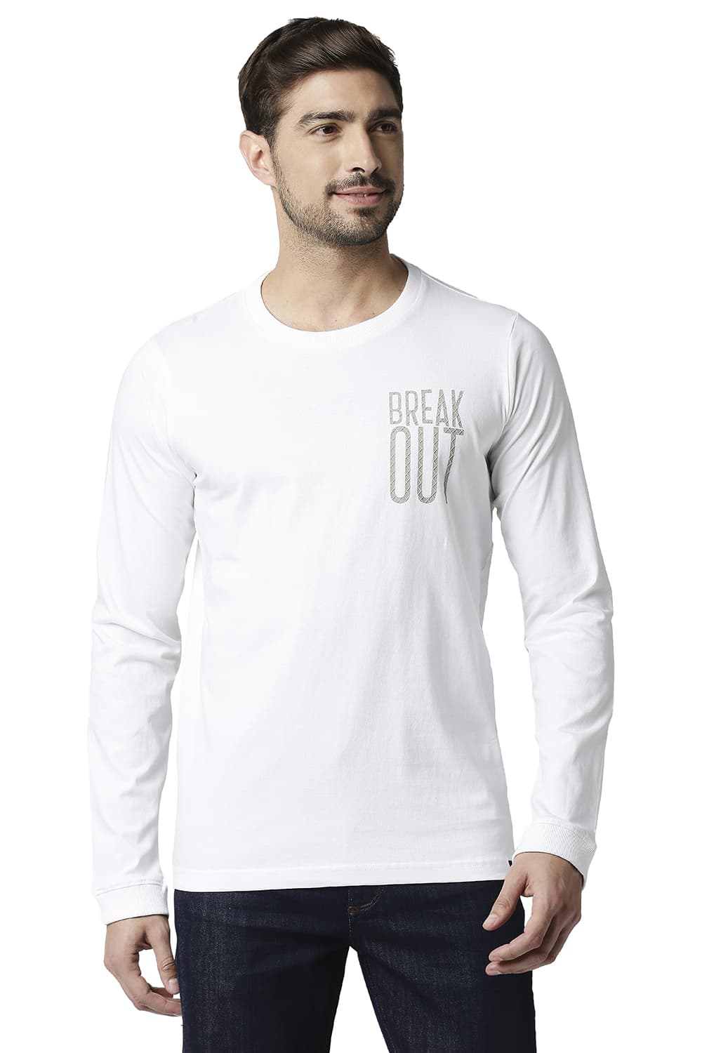 BASICS MUSCLE FIT CREW T-SHIRT