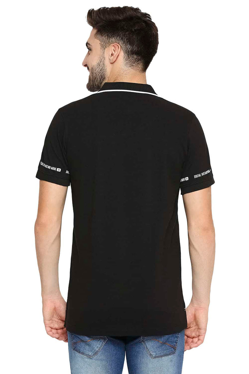 BASICS MUSCLE FIT POLO T-SHIRT