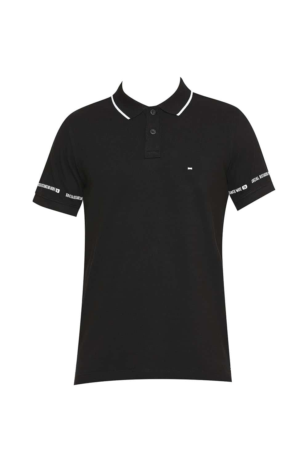 BASICS MUSCLE FIT POLO T-SHIRT