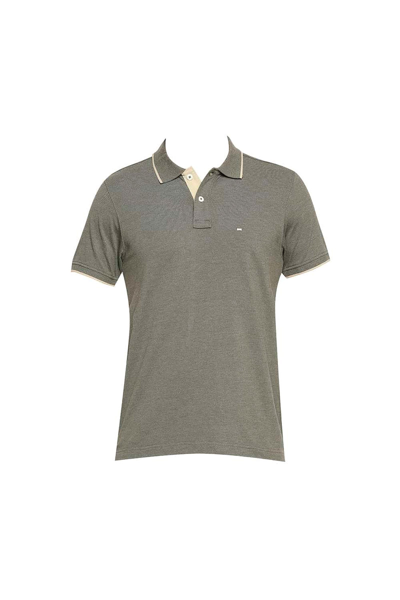 BASICS MUSCLE FIT POLO T-SHIRT