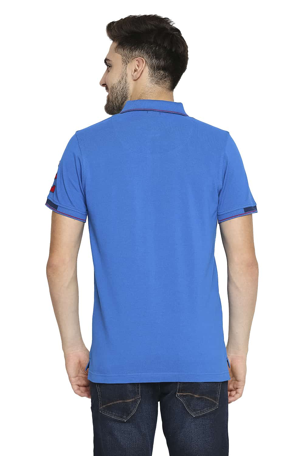 BASICS MUSCLE FIT POLO T-SHIRT