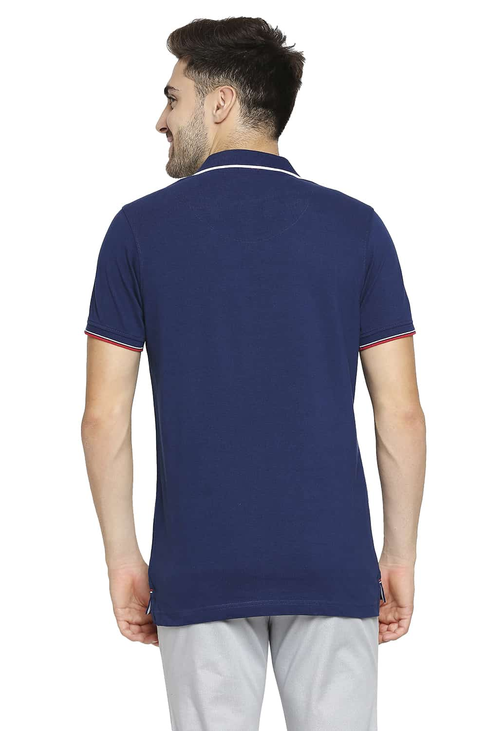 BASICS MUSCLE FIT POLO T-SHIRT