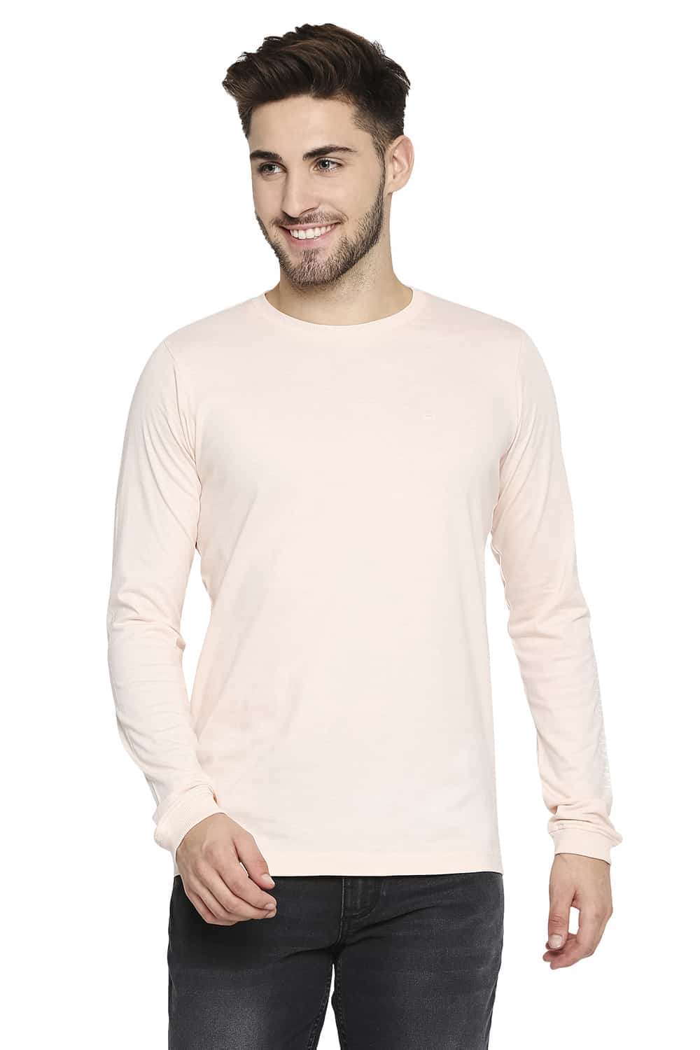 BASICS MUSCLE FIT CREW NECK T-SHIRT