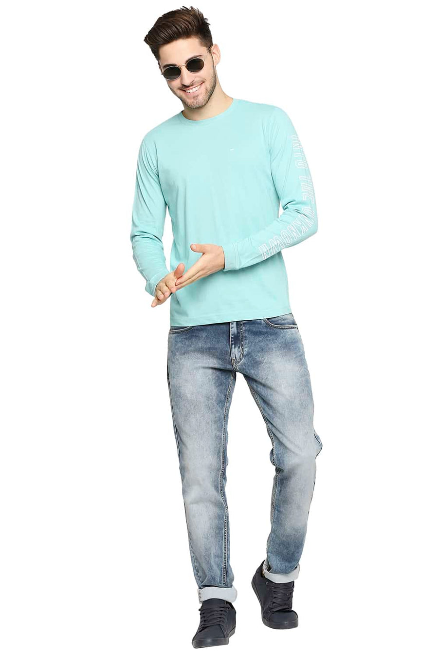 BASICS MUSCLE FIT CANTON CREW NECK T-SHIRT