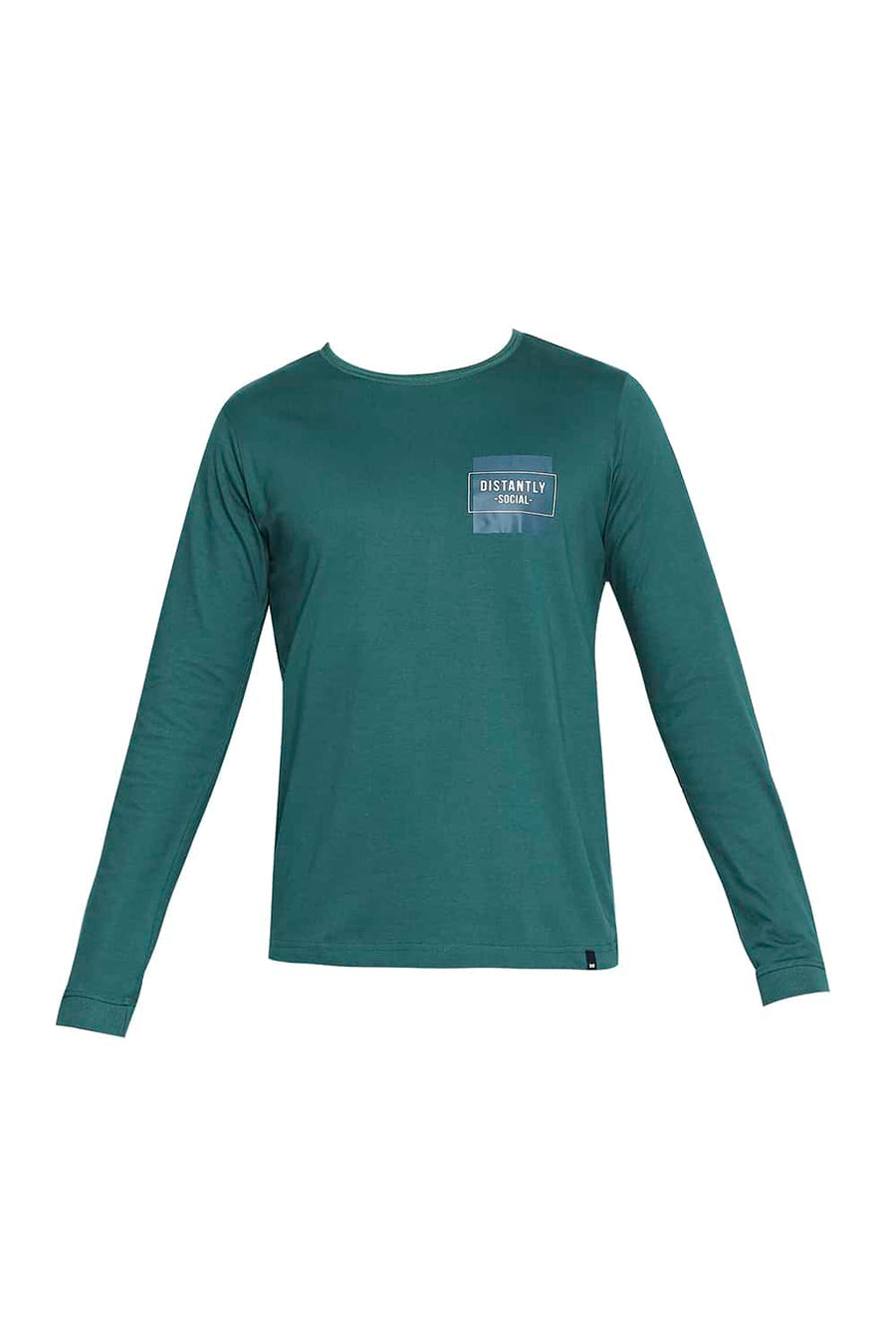 BASICS MUSCLE FIT JUNE BUG CREW NECK T-SHIRT