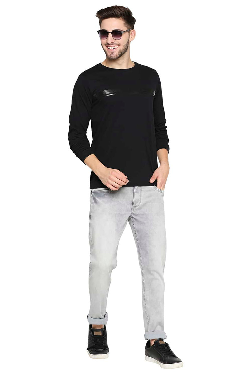 BASICS MUSCLE FIT CREW NECK T-SHIRT