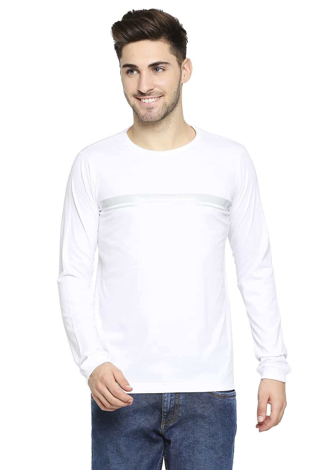 BASICS MUSCLE FIT CREW NECK T-SHIRT