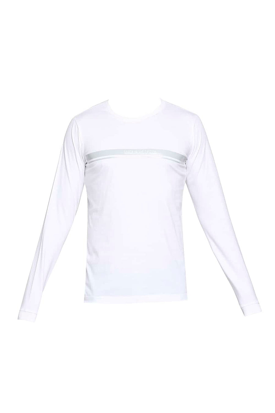BASICS MUSCLE FIT BRIGHT WHITE CREW NECK T-SHIRT