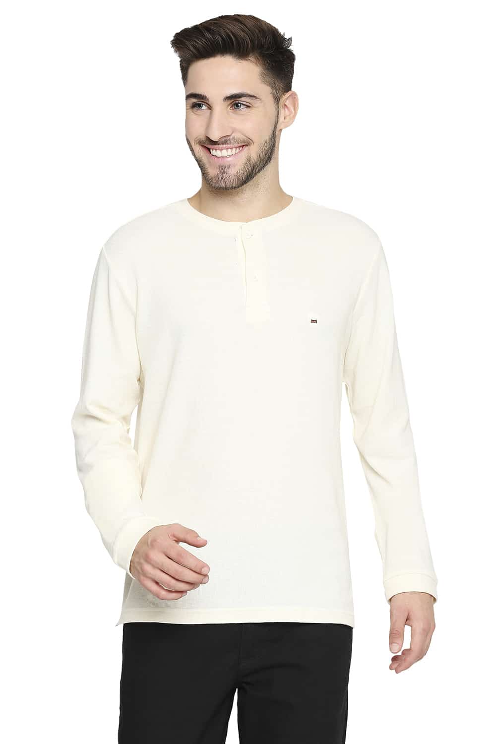 Muscle Fit Henley T-shirt