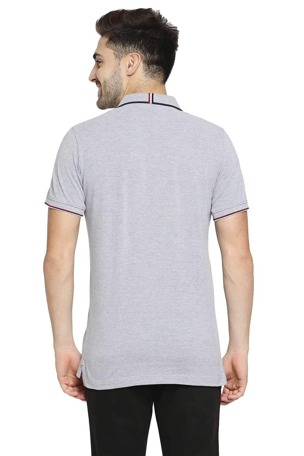 BASICS MUSCLE FIT POLO T-SHIRT