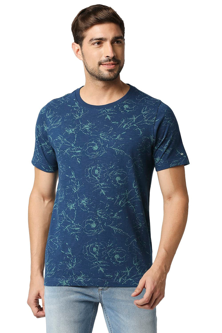 BASICS MUSCLE FIT POSEIDON CREW T-SHIRT