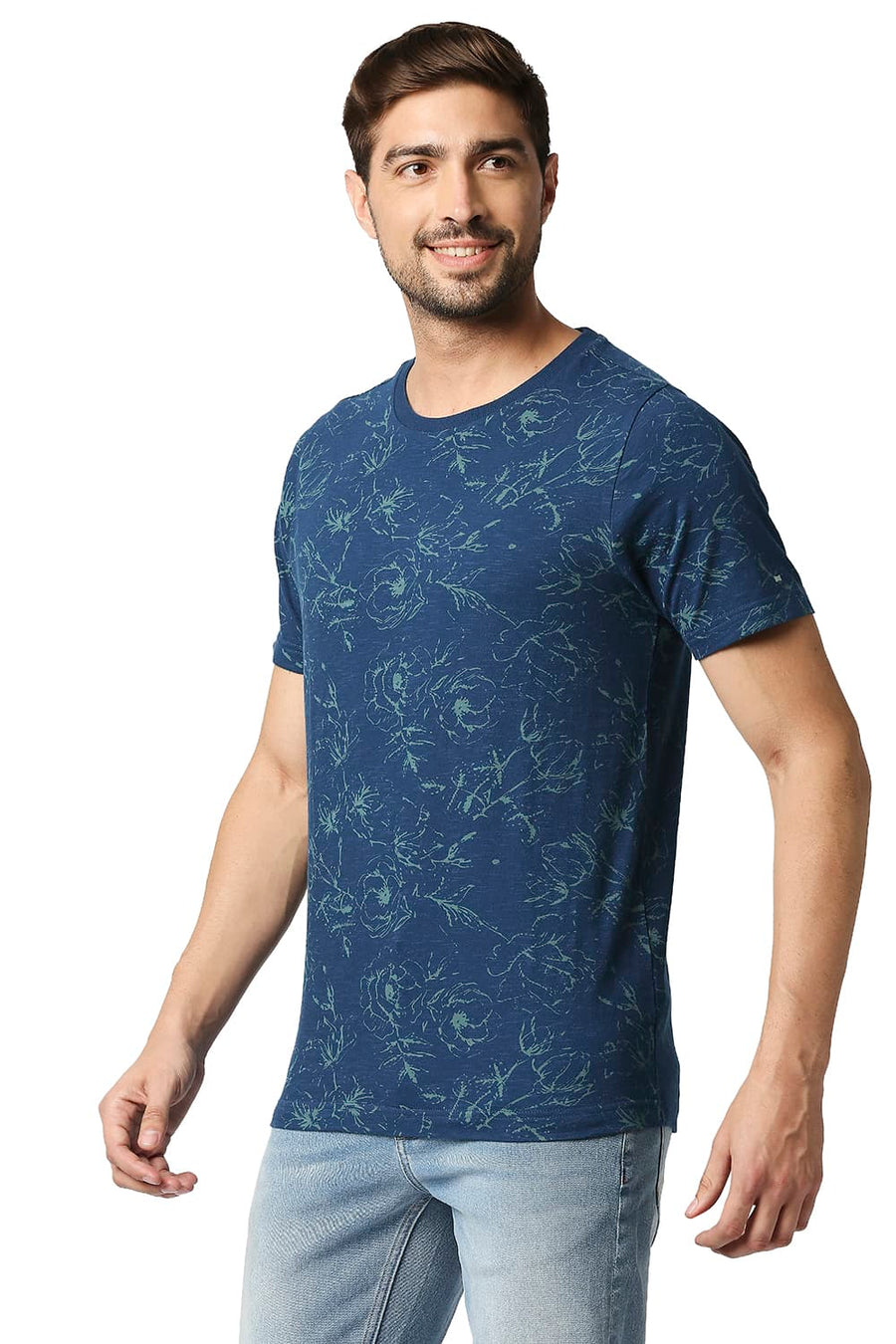 BASICS MUSCLE FIT POSEIDON CREW T-SHIRT