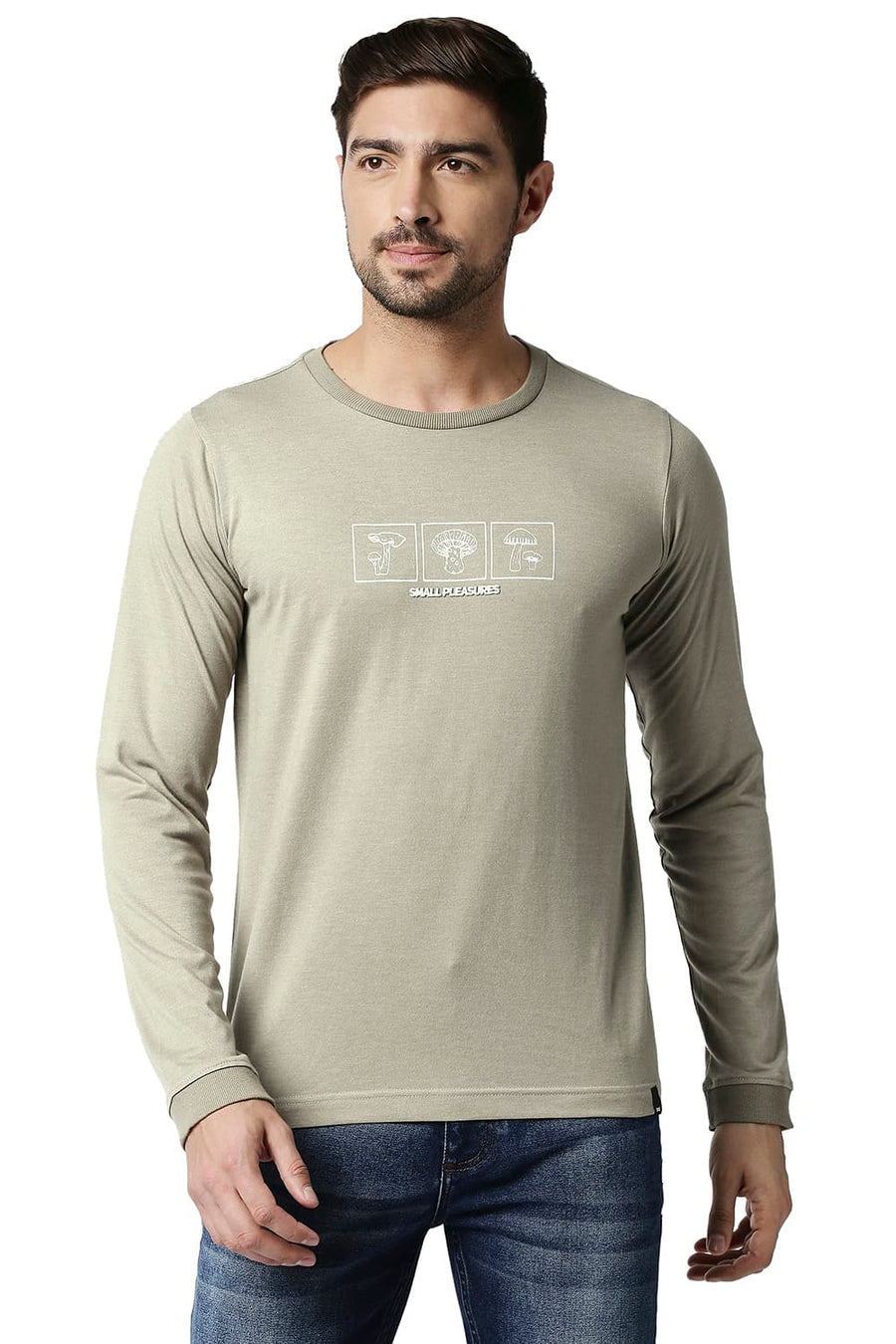 BASICS MUSCLE FIT OVERLAND TREK CREW T-SHIRT