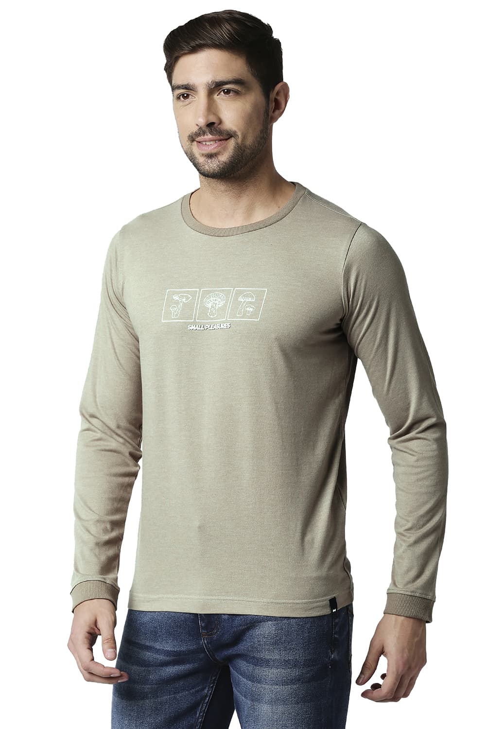 BASICS MUSCLE FIT CREW T-SHIRT