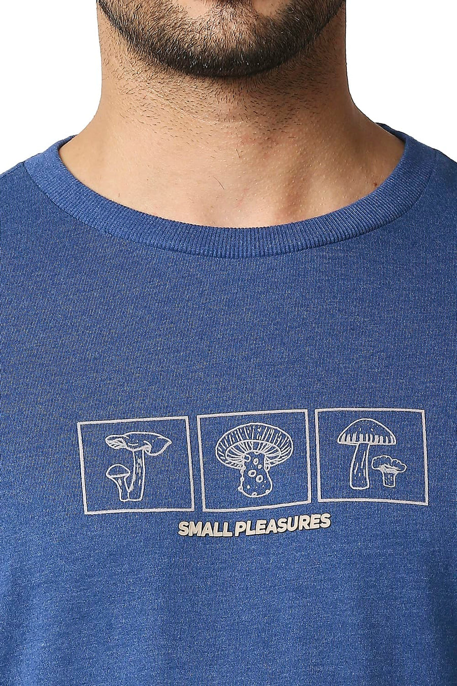 BASICS MUSCLE FIT SET SAIL CREW T-SHIRT