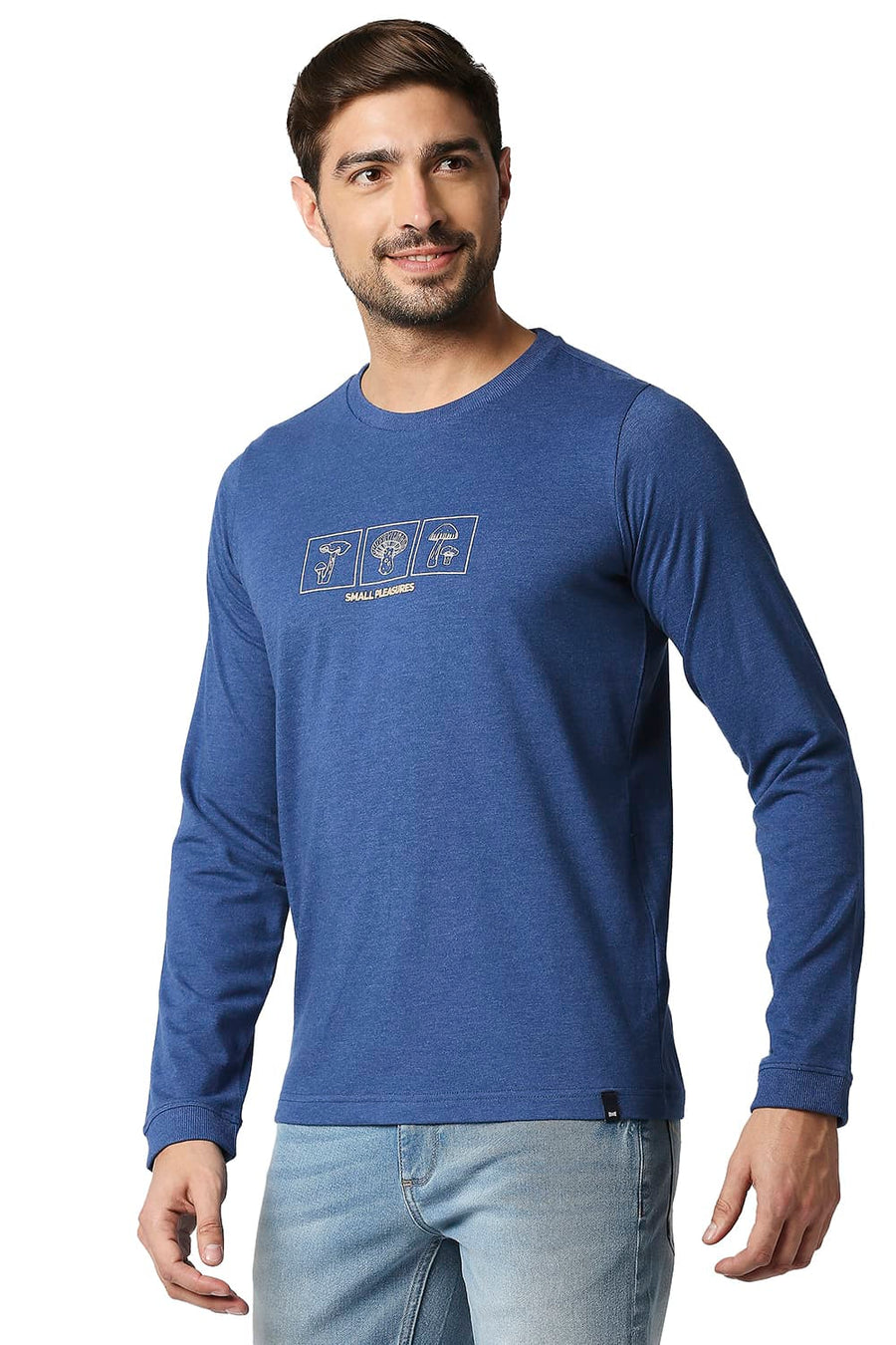 BASICS MUSCLE FIT SET SAIL CREW T-SHIRT