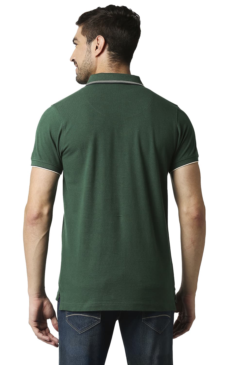 BASICS MUSCLE FIT POLO T-SHIRT