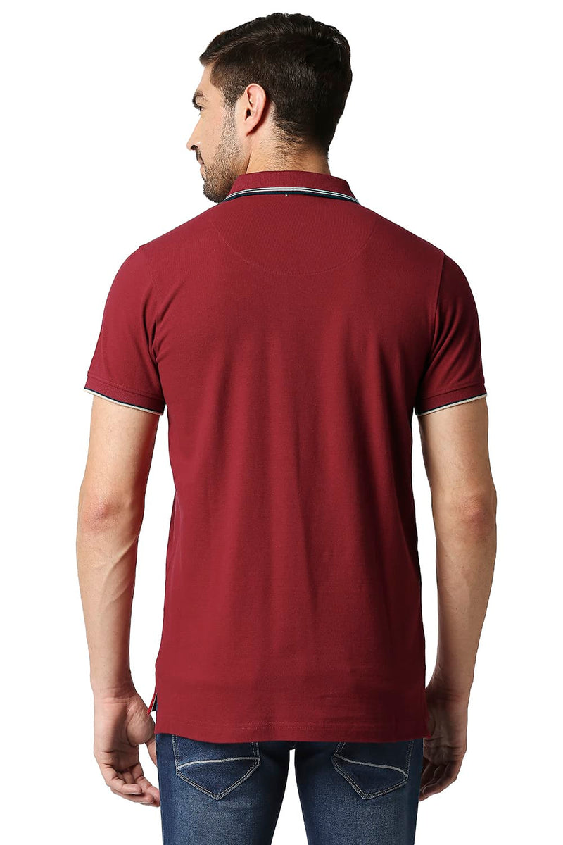 BASICS MUSCLE FIT POLO T-SHIRT