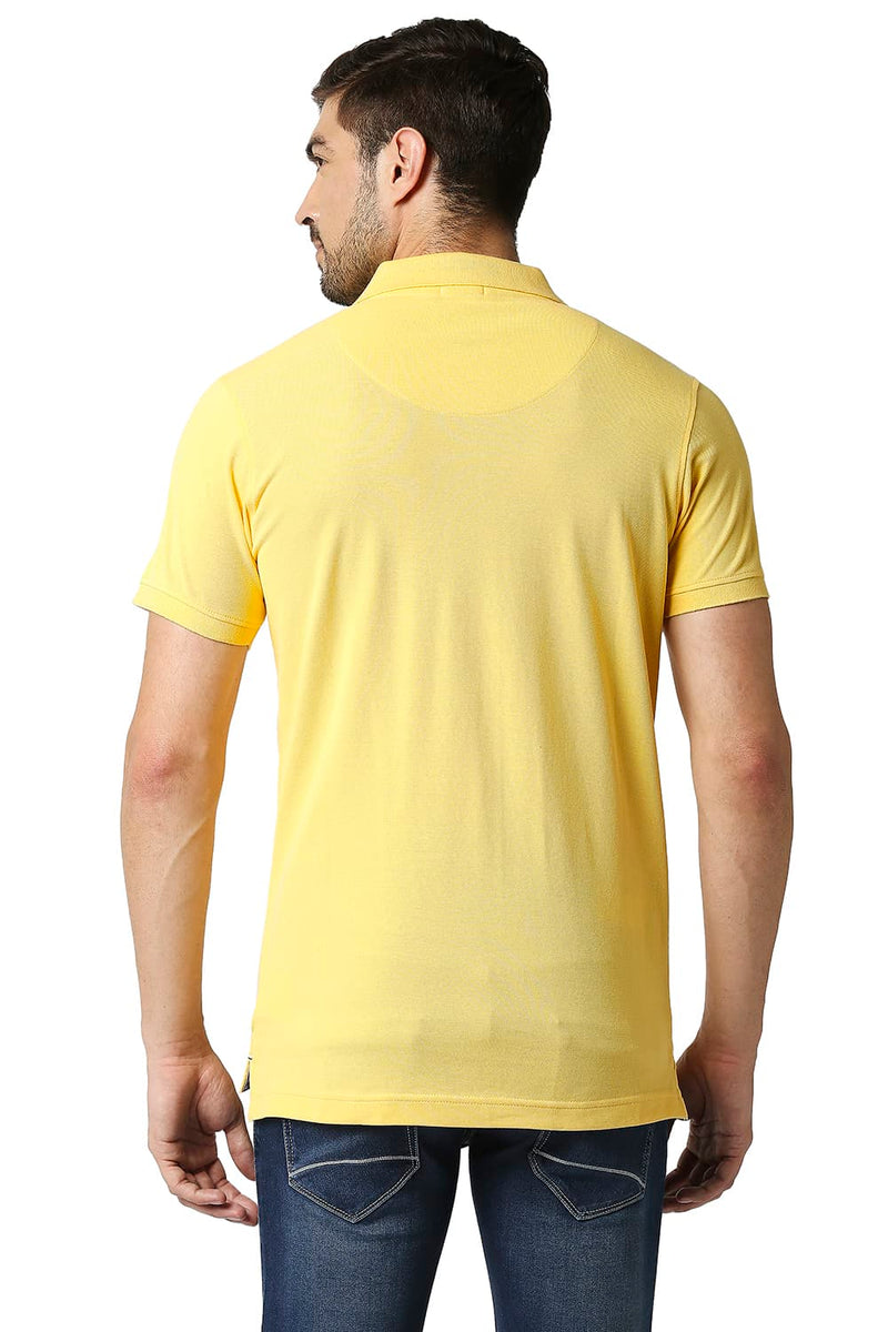 BASICS MUSCLE FIT POLO T-SHIRT