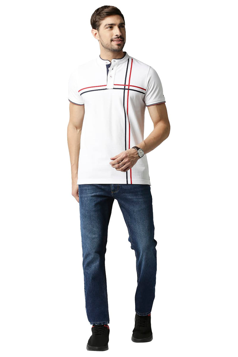 BASICS MUSCLE FIT POLO T-SHIRT