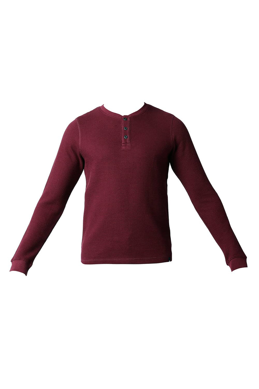BASICS MUSCLE FIT PORT ROYALE HENLEY T-SHIRT