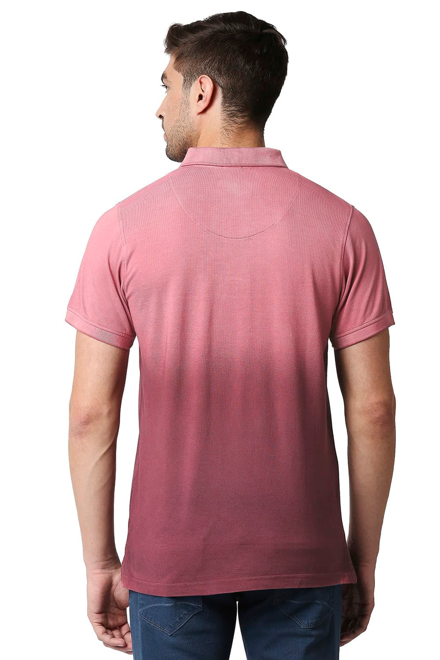 BASICS MUSCLE FIT VINEYARD WINE POLO T-SHIRT