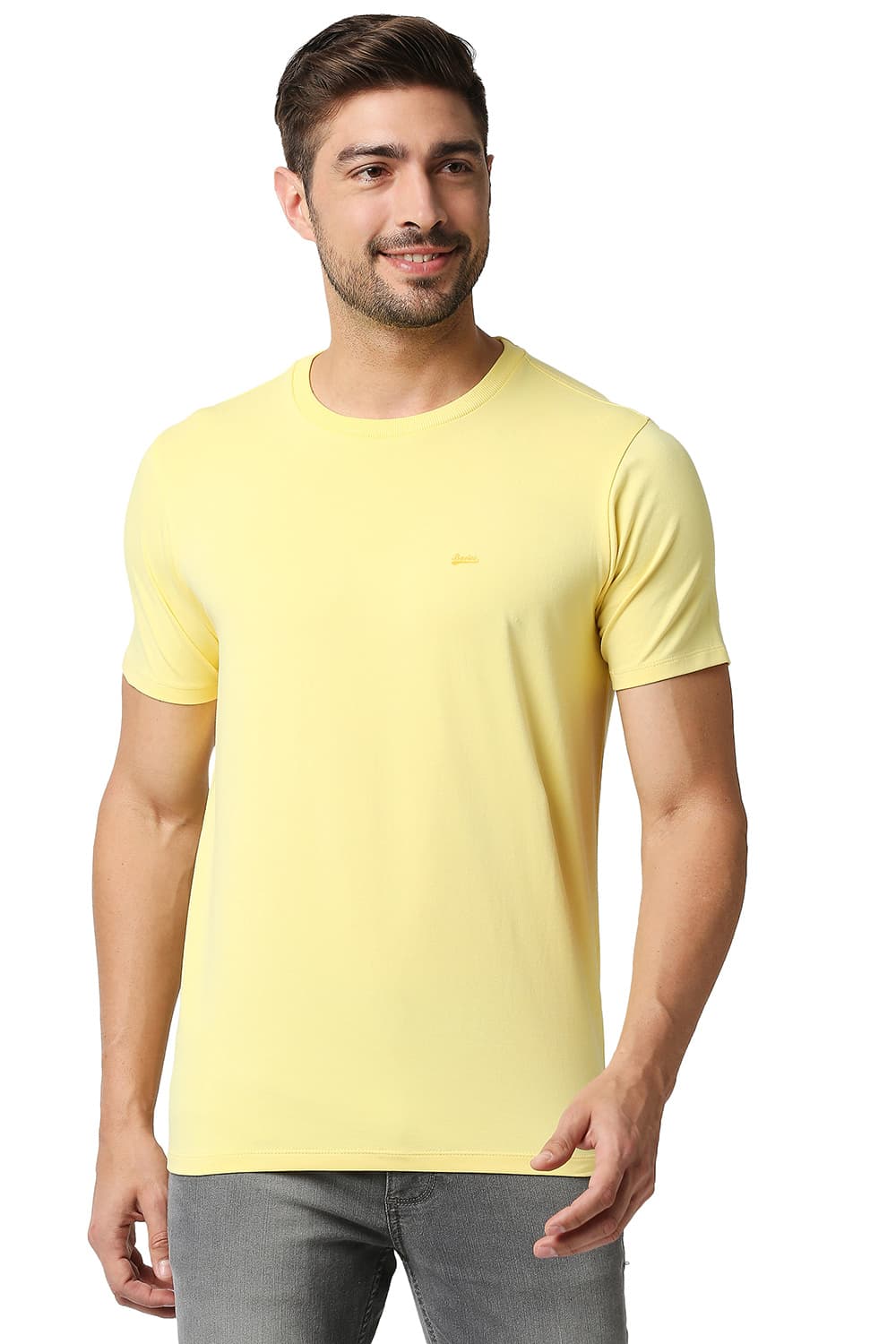 BASICS MUSCLE FIT CREW NECK T-SHIRTS